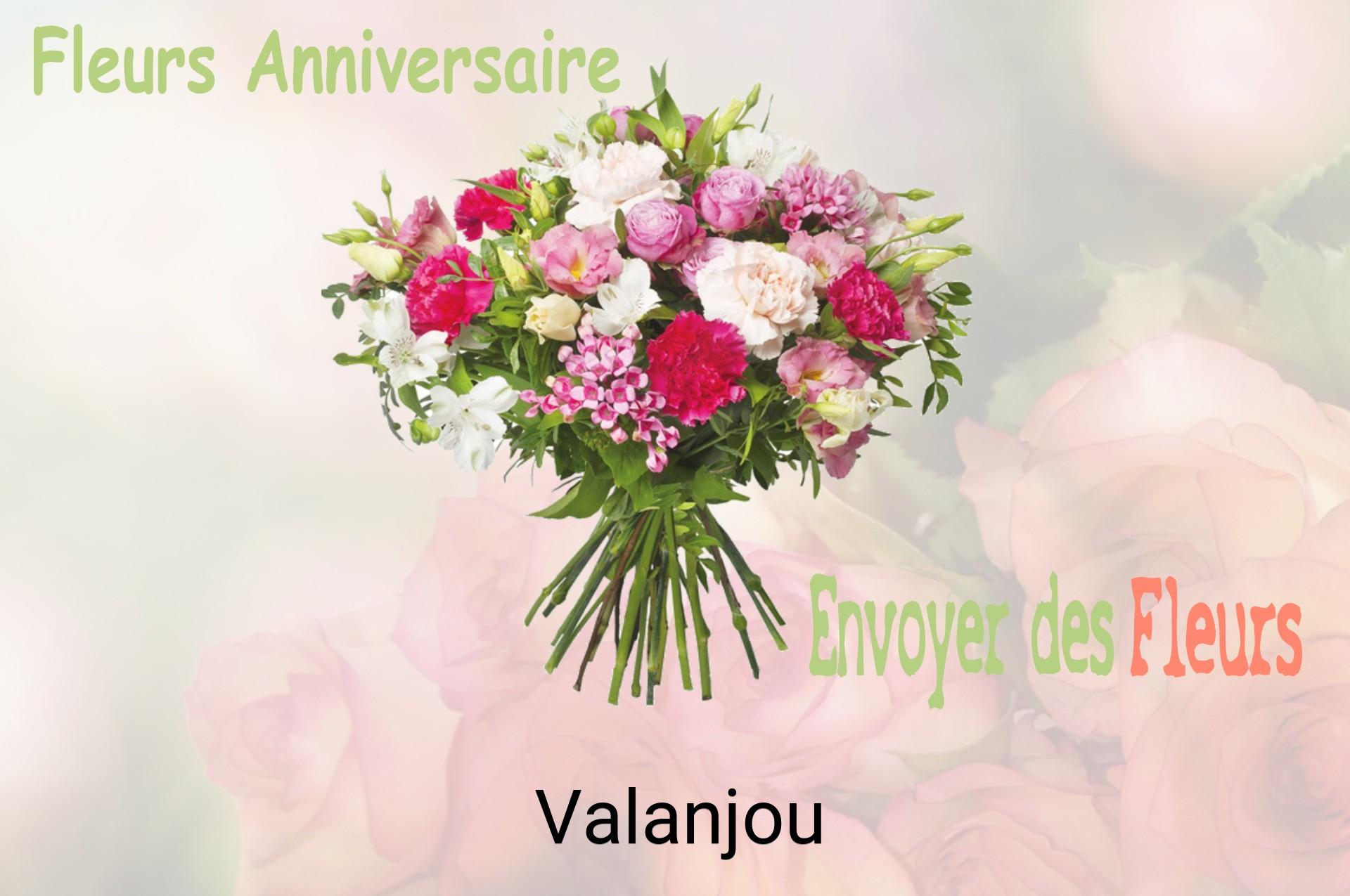 Bouquet de fleurs d’anniversaire livré à Valanjou