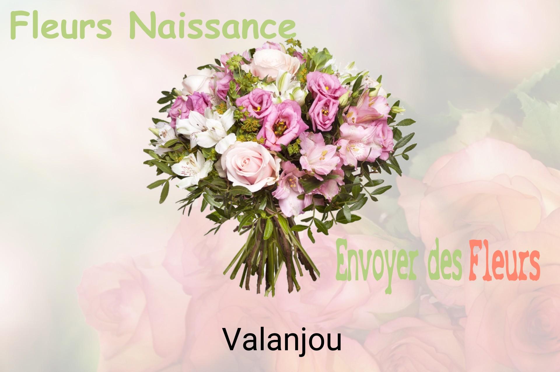 Bouquet de fleurs de naissance livré à Valanjou