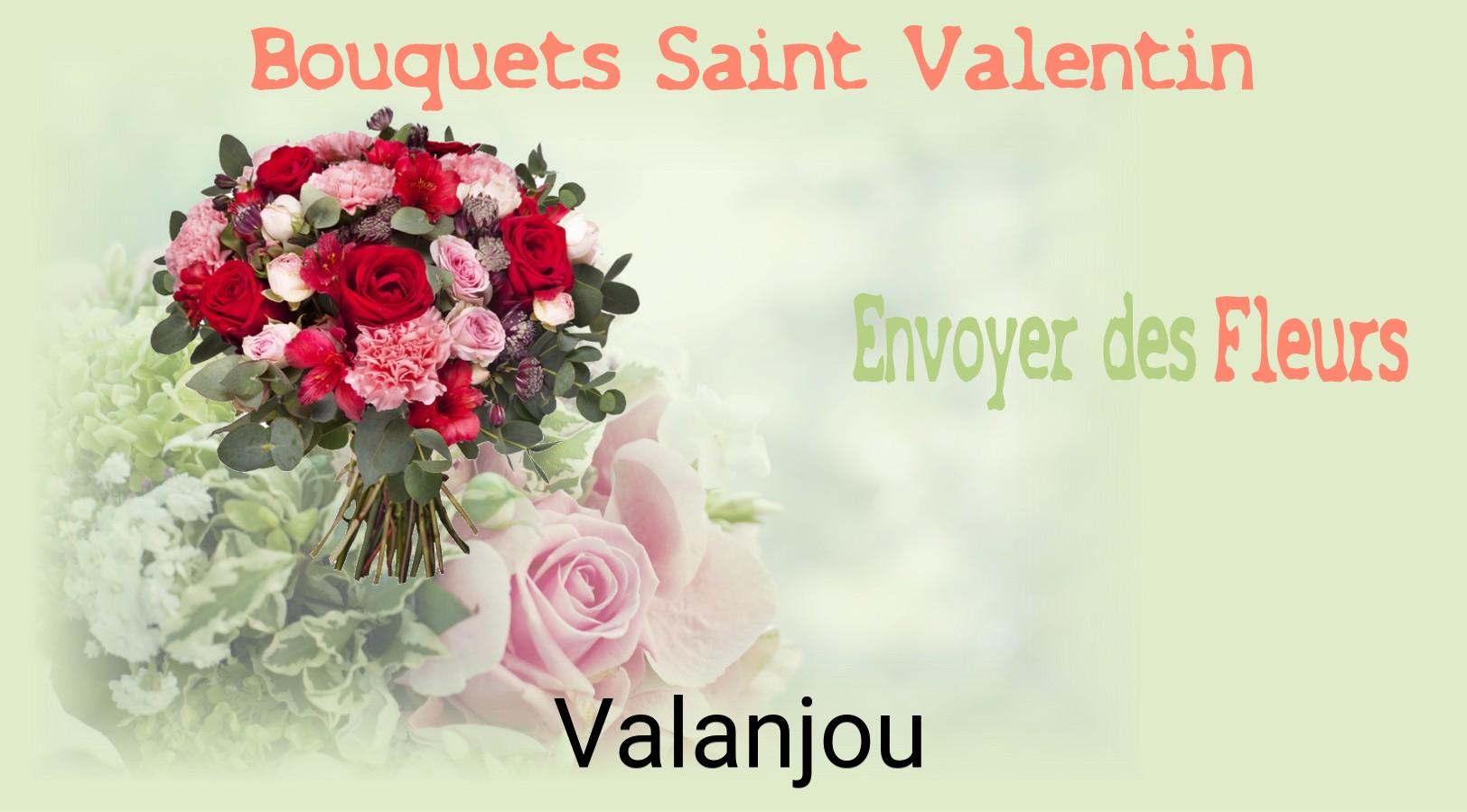 Roses de Saint-Valentin livrées à Valanjou